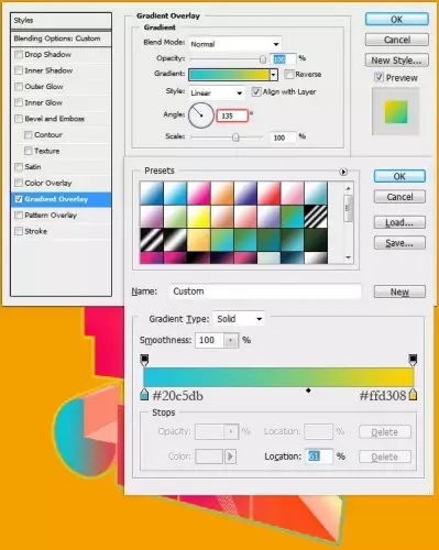 آموزش پوستر تایپوگرافی سه بعدی